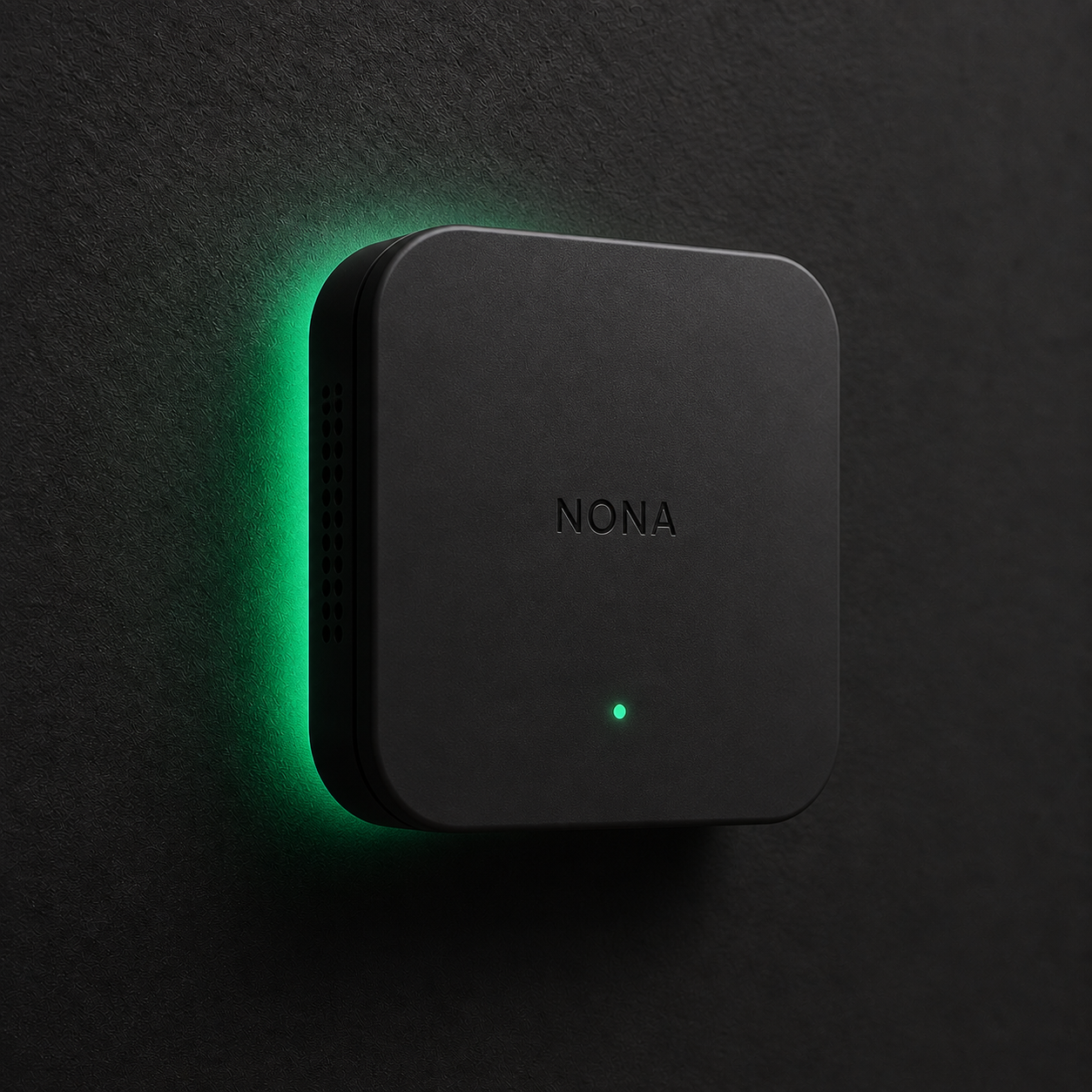 NONA device mounted on a wall